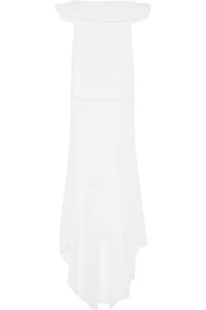 GIUSEPPE DI MORABITO Off-shoulder lace maxi dress