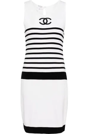 CHANEL 2010-2020s striped dress