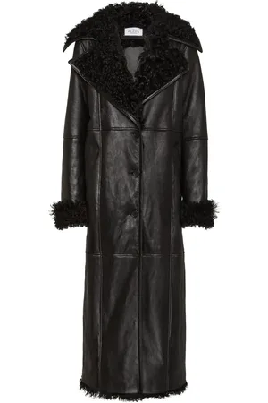 Philipp Plein Skull & Bones shearling coat