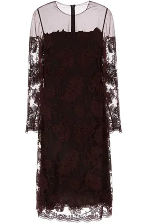 ERMANNO SCERVINO Pizzo midi dress