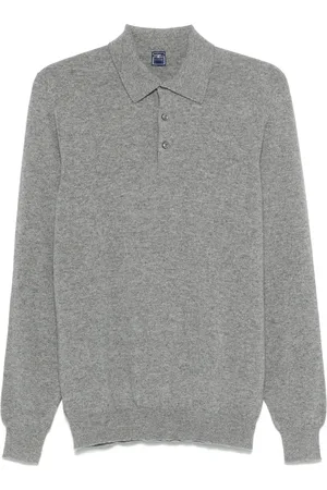 FEDELI Cashmere polo shirt