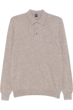 FEDELI Cashmere polo shirt