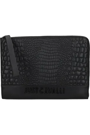Roberto Cavalli Logo-lettering laptop bag