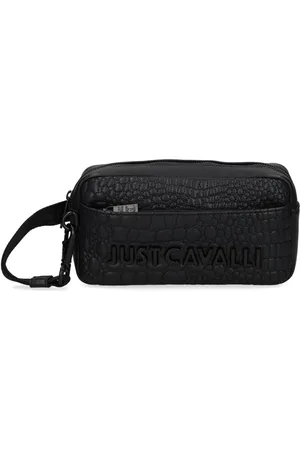 Roberto Cavalli Logo-plaque wash bag