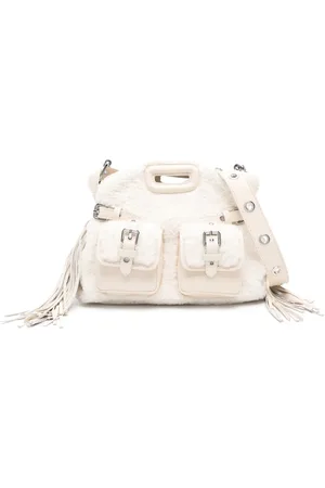 Maje Mini Miss M faux-fur pocket bag