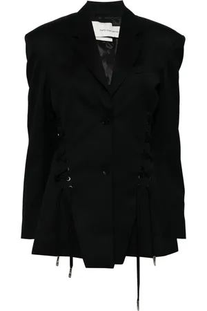 Feng Chen Wang Self-tie detail blazer
