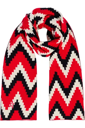 Perfect Moment Chevron-print merino scarf