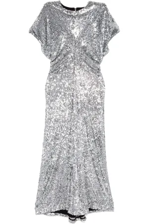 Maje Sequinned maxi dress