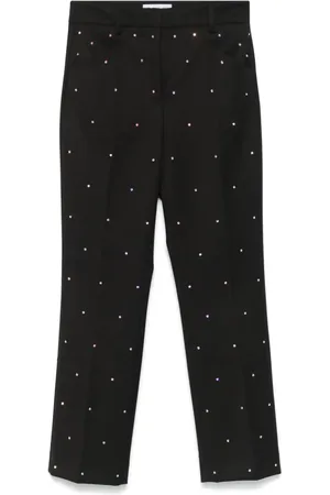 Manuel Ritz Crystal-appliqué trousers