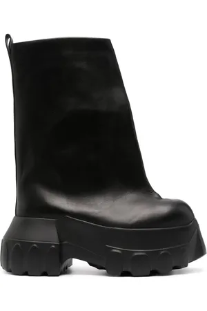 Rick Owens 100mm Flared Mega Tractor boots