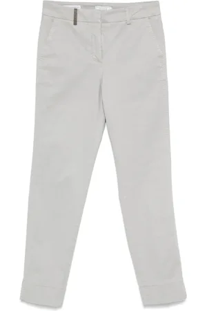 PESERICO SIGN Slim-cut trousers