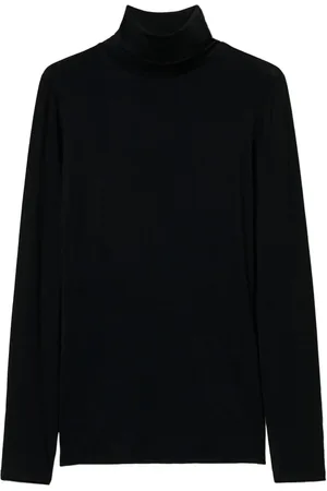 Twin-Set Logo-embroidered roll-neck top