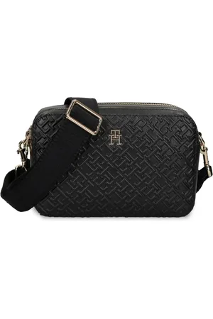 Tommy Hilfiger TH monogram-embossed camera bag
