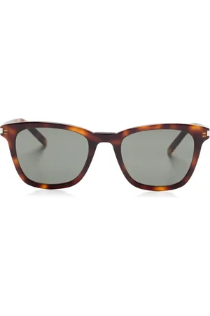 Saint Laurent Tortoiseshell-effect sunglasses