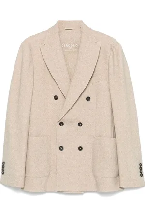 Circolo Herringbone double-breasted blazer