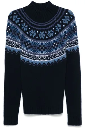 ERIC BOMPARD Jacquard high-neck sweater