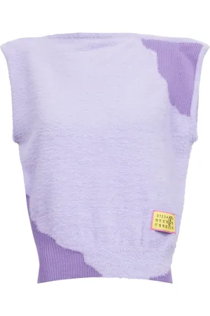 Maison Margiela Boat-neck sleeveless top