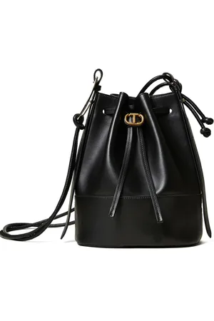 Twin-Set Jane leather bucket bag