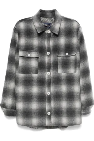 Family First Check-pattern jacket