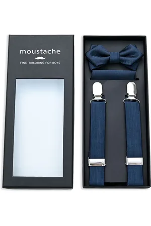 M. Moustache Lined suspenders set