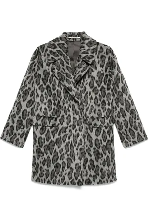 TAGLIATORE Leopard-print coat