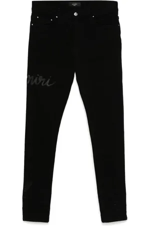 AMIRI Script-logo skinny jeans