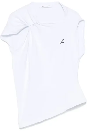 Jade Cropper Logo-embroidered top