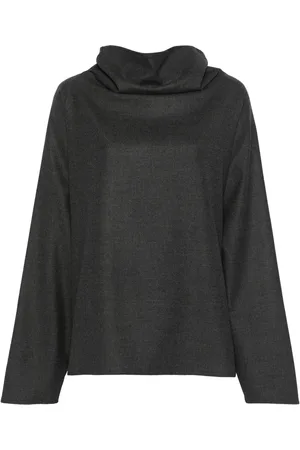 DUSAN Cowl-neck blouse
