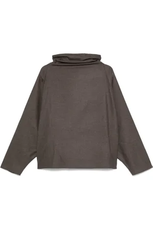 DUSAN Cowl-neck blouse