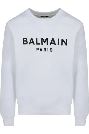 Balmain Logo-print cotton sweatshirt