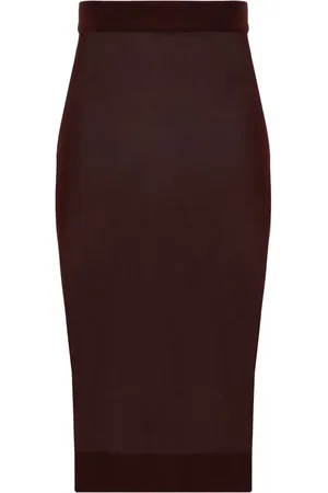 Saint Laurent Knitted pencil skirt