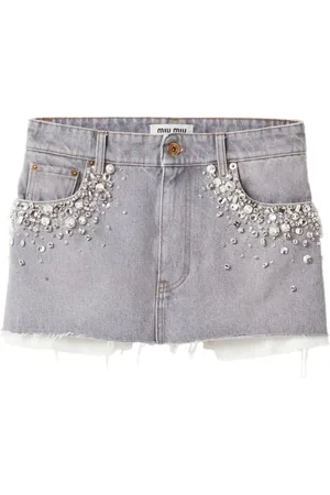 Miu Miu Denim miniskirt