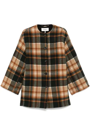 Chloé Checked coat