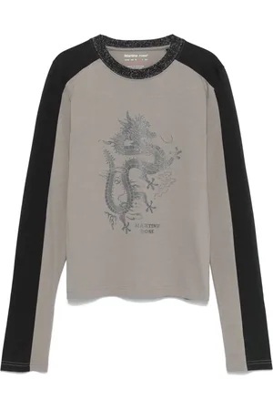 MARTINE ROSE Shrunken T-shirt