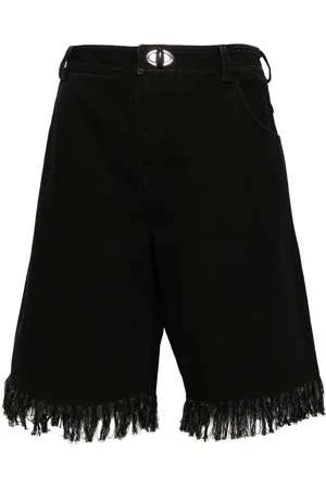 CHRISTOPHER ESBER Deconstruct denim jort shorts