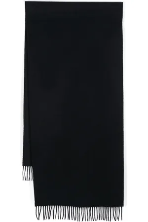 Sandro Fringed knitted scarf