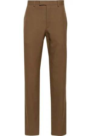 Sandro Pressed-crease knitted trousers