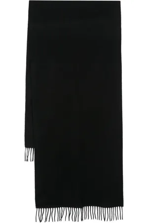 Sandro Fringed knitted scarf