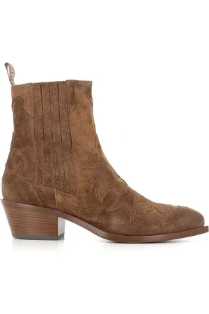 SARTORE 50mm suede ankle boots