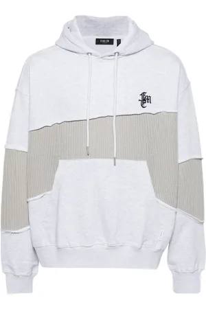 FIVE CM Patchwork hoodie
