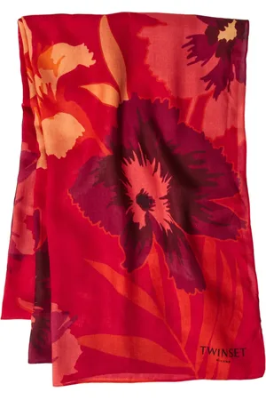 Twin-Set Floral-print scarf