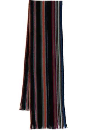 Paul Smith Striped merino-wool scarf