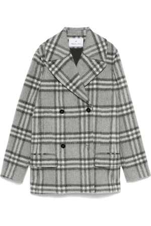 Manuel Ritz Checked peacoat