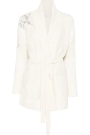 Liu Jo Sequin-embellished cardi-coat
