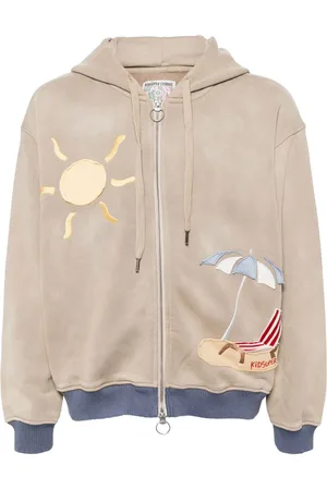 KIDSUPER STUDIOS Graphic embroidery hooded jacket