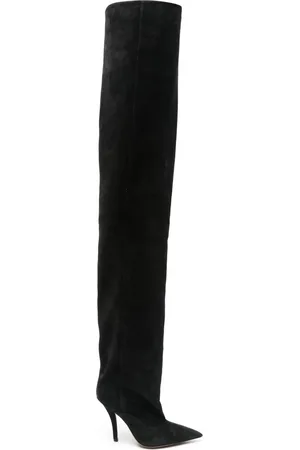 PARIS TEXAS 110mm suede boots