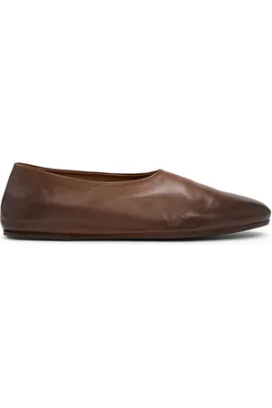MARSÈLL Leather slip-on slippers