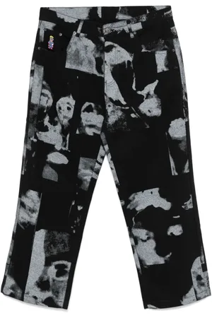KIDSUPER STUDIOS Abstract-print trousers