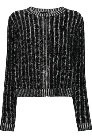AGNÈS B. Appliqué logo cardigan