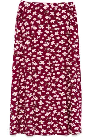 AGNÈS B. Floral print skirt